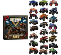 Motocross Advent Calendar 2025, 24 Days Christmas Countdown with with Mini Dirt Bikes, Racer Figures & Gear Charms Ornaments, 2D Acrylic Motorcycle Decor for Motocross Lovers (Black Pack of 1)