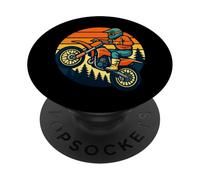 Motocross Adventure Rider Graphic Design PopSockets Adhesive PopGrip