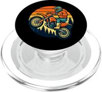 Motocross Adventure Rider Graphic Design PopSockets PopGrip for MagSafe