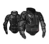 Motocross Armour Motorcycle Protective Jacket Motorbike Body Guard ATV Cycling Spine Protector Racing Clothing Protection Gear Enduro Sports Armour Motor Jacket for MTB Dirt Bike,Black-M