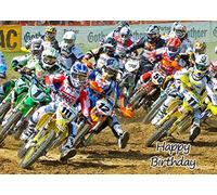 Motocross Bike Birthday Card