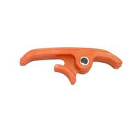 Motocross Brake Hose Clamp Chain Slider Guard Swingarm Guide Compatible With SX125 SXF250 XC150 XCF250 SMR450 ENDURO690 SMC690 2008-2020 Models(Orange Chain Slider)