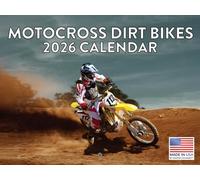 Motocross Dirt Bike Calendar 2026 Dirtbike Motorcycle Monthly Wall Calender 12 Month | American Made In The USA