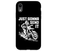 Motocross Dirt Bike MX Racing Just Gonna Send It Case for iPhone XR