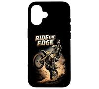Motocross Dirt Bike Racing Camo Camouflage Peace Sign Case for iPhone 16