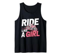 Motocross Dirt Bike Ride Like A Girl Supercross MX Tank Top