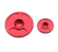 Motocross Engine Timing Plug Cover Compatible With Models CRF150R CRF250R CRF450R CRF450X TRX400EX CRF 150 250 450 R X Similar To CBR600RR CBR1000RR TRX(RED)