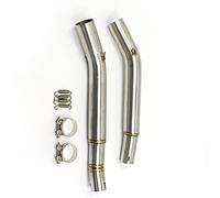 Motocross Exhaust Middle Link Racing Pipe Tube Pit Bike Escape Moto For GSX1300R Hayabusa 2008-2020