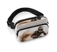 Motocross Fanny Pack for Women, Personalized Waist Bag with Multi-Pockets for Men, Belt Bag for Travel, Crossbody Bags with Zipper, Adjustable Bum Bags for Running