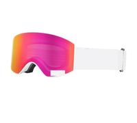 Motocross Goggles Magnetic Ski Goggles Quick-Change Anti-fog Snowboard Goggles Professional Double Layer Lens Ski Eyewear For Men Women(Pink)