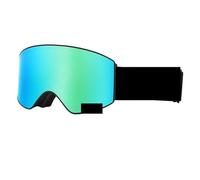 Motocross Goggles Magnetic Ski Goggles Quick-Change Anti-fog Snowboard Goggles Professional Double Layer Lens Ski Eyewear For Men Women(Blue-black)