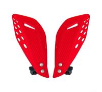 Motocross Hand Guards Off-Road Brush Bar for Enduro Supermoto - Plastic Wind Deflector 22mm 28mm(red)