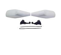 Motocross Handguard Handlebar Protector Cover Compatible With J JUAN Hydraulic Clutch And Brake Systems For Motorcycles(White-Brembo)