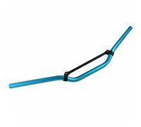 Motocross Handlebar Universal MX Off Road Bar 6061 T6 Aluminium Shot Peen Braced Bar 22.2mm Clamp Section (Light Blue)