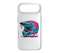 Motocross Helmet Drip Melt Graphic Dirt Bike Racing Case for iPhone Air