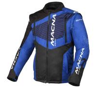 Motocross Jacket Man Macna Crest Black / Blue