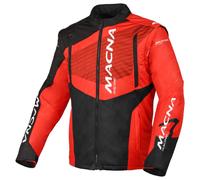 Motocross Jacket Man Macna Crest Black / Red