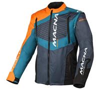 Motocross Jacket Man Macna Crest Orange / Grey