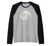 Motocross Moon Jump Raglan Baseball Tee