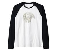 Motocross Moon Jump Raglan Baseball Tee