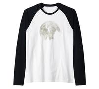 Motocross Moon Jump Raglan Baseball Tee