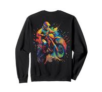 Motocross - Motorcyclists Drivers Enduro Splash Art Sweatshirt