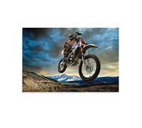 Motocross Poster Dirt Bike Poster Canvas Art Poster And Wall Art Picture Print Modern Family Bedroom Decor Posters 12x18inch(30x45cm)