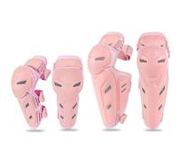 Motocross Protective Guards, Knee Elbow Pads For Off-Road Motorbike Riding Split Shell Design Soft Foam Lining Elastic Fit Reflective Accents For Motorcycle And MTB Use