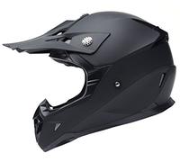 Motocross Quad Crash DH Helmet ECE - YEMA YM-915 Full Face Off Road Downhill Dirt Bike MX ATV Motorbike Helmet for Adult Men Women - Matt Black,S