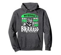 Motocross We Do It Hard Fast And Dirty Braap Dirt Bike Pullover Hoodie