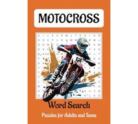 Motocross Word Search Puzzle Book: Word Searches with Easy to Read Print about motocross, motorcycles, dirt bike and More | 6x9 inces, 110 pages | 50+ ... Gift for Holidays, Vacations and Free TImes