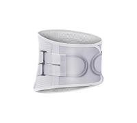 Motocush Back Support for Motorcyclists - Motosupport Rider's Back Support for Long Distance Comfort - Ergonomic Motosupport Back Brace to Relieve Riding Fatigue - Adjustable & Breathable (White, L)