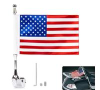 Motocycle Aluminum Rear Side Mount Luggage Rack Antenna Vertical Flag Pole for GL1800 Goldwing All Years (United States)