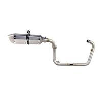 Motocycle Exhaust Muffler Front Tube Full System Exhaust Pipe For Benelli Tnt 125 Tnt 135 Motorcycle parts(Rosso)