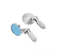 Motocycle Handlebar Mini Rearview Mirrors Moto End Motor Side Mirrors Motorcycle Cafe Racer Accessories 7/8" Handle Bar 2pcs Rearviews Sides Mirrors