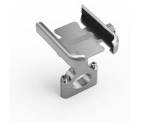 Motocycle Mobile Phone stand For Ducati For Multistrada 950 1100 1260 1200 S Sport For Monster 600 620 696 796 797 821 1200R 1100 Motorcycle Accessories Handlebar Phone Holder(Handlebar Silver)