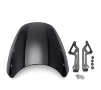 Motocycle Windshield Windscreen For Ducati Scrambler 2015-2020 Wind Deflector Wind Shield Screen Spoiler Accessories Motorbike Windscreen Deflector(Color 1,With bracket)