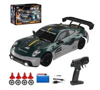 Motörform 1:16 Scale 4WD RC Drift Car - 2.4GHz High-Speed Remote Control Racing Car with LED Lights, Electric Sport Vehicle Model for Adults and Hobbyists (Green/8103)