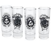 Motörhead 4 Shot Glasses Born to Loose/Live to Win + Box