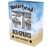 Motörhead Ace of Spades Unisex Shot Glasses Set Transparent, Glass,