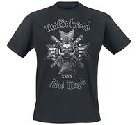 Motörhead Bad Magic Men T-Shirt Black L, 100% Cotton, Regular