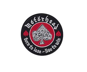 Motoerhead Born To Lose Live Win Patch Badge Embroidered Iron on Applique Souvenir Accessory
