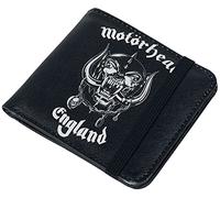Motörhead England Men Wallet Black, Polyurethane,