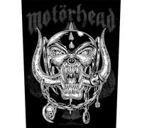 Motörhead Etched Iron Back Patch, Black, 29,5 x 35,5cm
