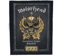 Motörhead Everything Louder Forever Back Patch black gold Onesize