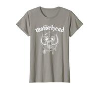 Motörhead Flat Warpig Slate T-Shirt, Women, Slate Grey, Large