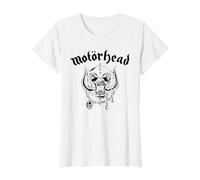 Motörhead - Flat Warpig White T-Shirt, Women, White, Small