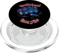 Motörhead Iron Fist Red Blue Skulls PopSockets PopGrip for MagSafe