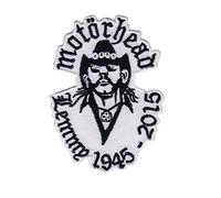 Motoerhead Lemmy 1945 2015 Patch Badge Embroidered Iron on Applique Souvenir Accessory
