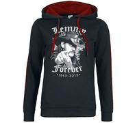 Motörhead Lemmy Forever Hoodie black red